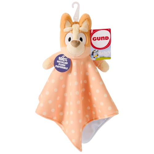 GUND Bingo Nachhaltig weicher Plüsch Lovey, hergestellt aus recycelten Materialien, Babydecke mit Stofftier, Orange, 33 cm GUND Bingo Nachhaltig weicher Plüsch Lovey, hergestellt aus recycelten Materialien, Babydecke mit Stofftier, Orange, 33 cm von GUND