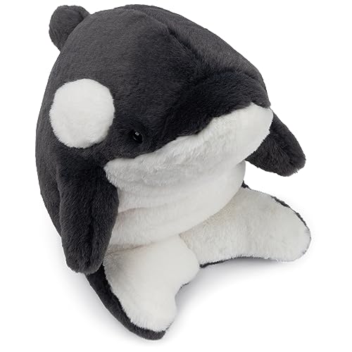 GUND Flynn Orca Wal Plüsch, Premium Wal Stofftier ab 1 Jahre, Schwarz/Weiß, 25,4 cm von GUND