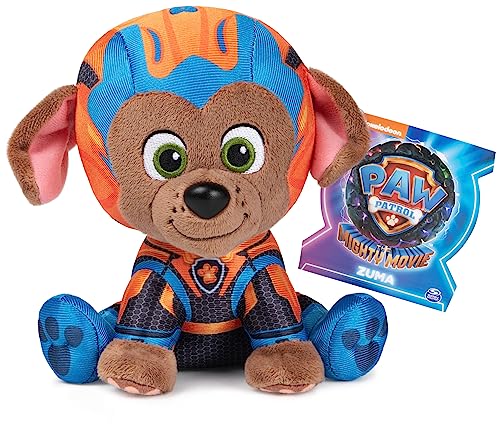 GUND PAW Patrol Der Mighty Kinofilm Zuma, 15 cm - original Plüschtier zum Kinofilm 2023, ideal zum Nachspielen der Kinoabenteuer und als Lieblingskuscheltier, Spielzeug für Kinder ab 1 Jahr von PAW PATROL