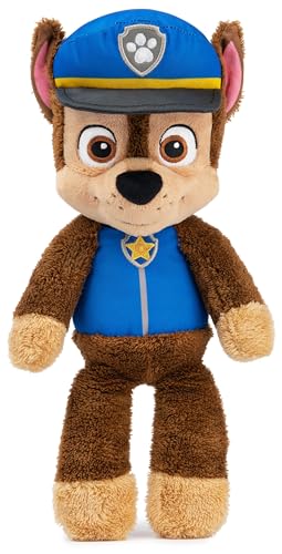 GUND PAW Patrol Schlenkerplüsch Chase, 30 cm - hochwertiges Plüschtier aus weichem Velours-Frottee mit gestickten Augen, original im Look der TV-Serie, für Kinder ab 1 Jahr von PAW PATROL