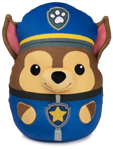 PAW PATROL GUND Trend Squishy Chase, 30 cm - hochwertiges Plüschtier und Kuschelkissen in einem, Geschenk für Kinder ab 1 Jahr von GUND