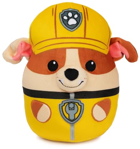 GUND PAW Patrol Trend Squishy Rubble, 20 cm - hochwertiges Plüschtier zum Spielen und als Kissen verwendbar, im Original-Look der TV-Serie, empfohlen ab 1 Jahr von GUND