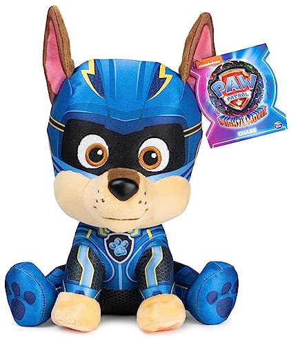 GUND PAW Patrol Der Mighty Kinofilm Chase, 23 cm - original Plüschtier zum Kinofilm 2023, ideal zum Nachspielen der Kinoabenteuer, für Kinder ab 1 Jahr von PAW PATROL