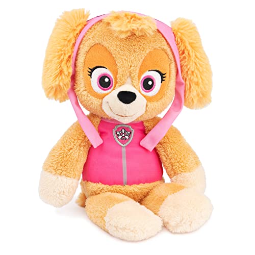 GUND Paw Patrol Offizielles Skye Take Along Buddy Plüschtier, Premium Stofftier ab 1 Jahr, Pink/Braun, 33 cm von GUND