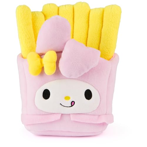 Gund Sanrio Official Hello Kitty and Friends My Melody Pommes Frites Plüschtier, Sammlerstück, Stofftier ab 1 Jahren, Rosa/Gelb, 20,3 cm von GUND