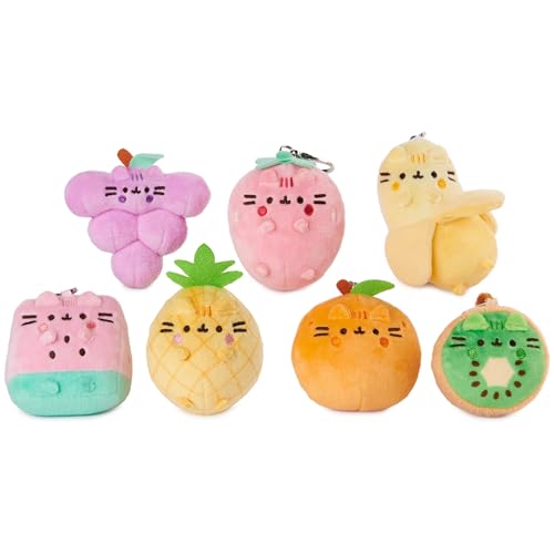 GUND Pusheen Fruit Surprise Plüsch-Serie #21 Mystery Unboxing, mehrfarbig, 7,6 cm (UNbox 1 von 8 Mystery Styles) von GUND