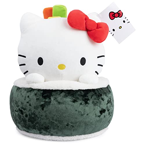 GUND Sanrio Hello Kitty Sushi Plüsch, Premium Stofftier ab 1 Jahren, Grün/Weiß, 25,4 cm von GUND