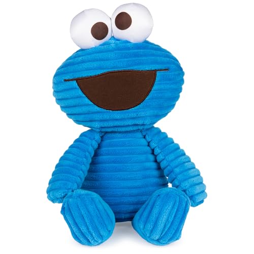 GUND Sesamstraße Offizieller Kuschel-Kordsamt Krümelmonster Muppet Plüsch, Premium-Plüschtier ab 1 Jahren, Blau, 26,7 cm von GUND