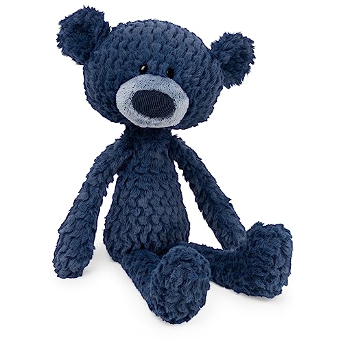 GUND Zahnstocher Ripple, Teddybär Stofftier ab 1 Jahren, Marineblau, 38,1 cm von GUND