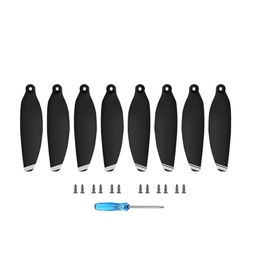 GUOFHUIO 4726 Propeller Ersatz Requisiten Blade Wing Fans Teile for D-ji Mini 2/SE Zubehör(Black Silver 8pcs) von GUOFHUIO