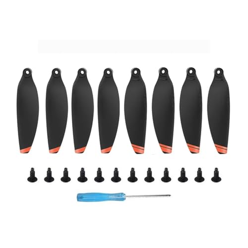 GUOFHUIO 4726 Propeller for D-JI Mini 1 Drone Requisiten Klinge Ersatz Flügel Fans Ersatzteile Zubehör(Black Orange 8pcs) von GUOFHUIO