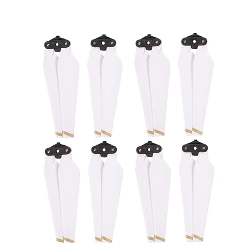 GUOFHUIO 8330F Propeller for DJ Mavic Pro Drone Folding Blade Props Drone Ersatz Zubehör(8330F White 8pcs) von GUOFHUIO