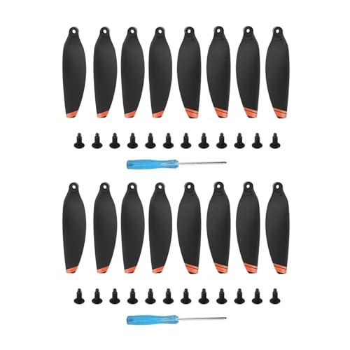 GUOFHUIO 4726 Propeller for DJ Mini 1 Drone Klinge Ersatz Ersatzteile for Mavic Mini Zubehör(Black Orange 16pcs) von GUOFHUIO