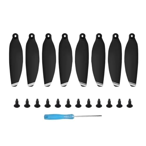 GUOFHUIO 4726 Propeller for DJ Mini 1 Drone Klinge Ersatz Ersatzteile for Mavic Mini Zubehör(Black Silver 8pcs) von GUOFHUIO