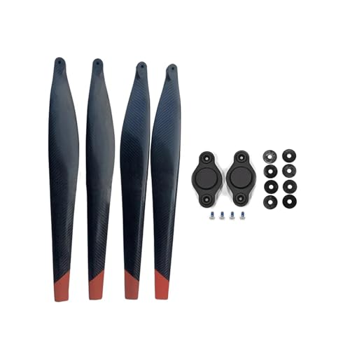 GUOFHUIO 5413 54 Zoll Falten Klinge Carbon Fiber Propeller CW CCW Requisiten for T20P T40 50 Drone FPV Zubehör Multi-Motor(8 Blades) von GUOFHUIO