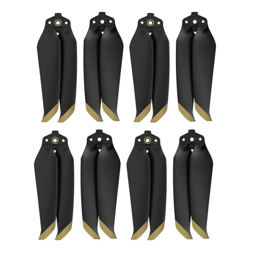 GUOFHUIO 7238F Propeller for DJ Air 2S/Mavic AIR 2 Paddle Blade Ersatzteil Reparatur Zubehör(Black Gold 8pcs) von GUOFHUIO