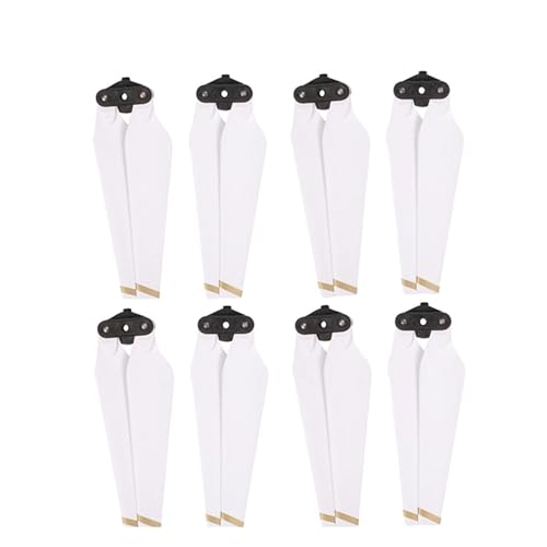 GUOFHUIO 8330F Propeller for DJ Mavic Pro Drone Klappbare Klinge Drone Ersatz Zubehör(8330F White 8pcs) von GUOFHUIO