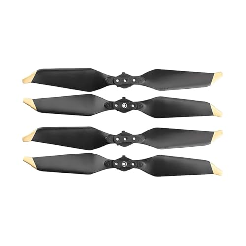 GUOFHUIO 8331 Propeller for DJ Mavic PRO Drone Ersatzteile Requisiten Klapp Klinge Zubehör(Gold 4pcs-2-blade) von GUOFHUIO