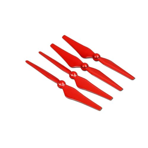 GUOFHUIO 9450S Propeller for D-JI Phantom 4 Drone Requisiten Klinge Flügel Fans Ersatzteile Ersatz Paddel Zubehör(9450S Red 4pcs) von GUOFHUIO