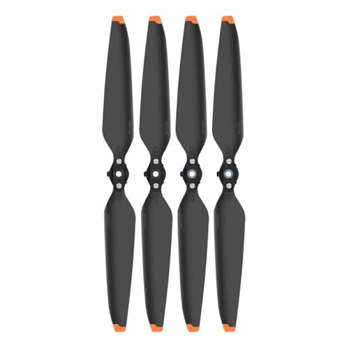 GUOFHUIO 9453F Propeller for D-JI Mavic 3/3 Pro/Classic Drone Requisiten Ersatzteile TPU Klinge Paddle Drone Ersatz Zubehör(Black Orange 4pcs) von GUOFHUIO