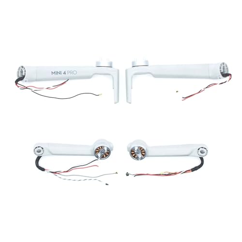 GUOFHUIO Motorarme Links Rechts Vorne Hinten Arm mit Motoren for D-JI Mini 4 Pro Drohne(1 Set) von GUOFHUIO