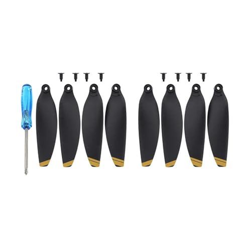 GUOFHUIO Propeller Blade Props mit Schrauben for DJ Mavic Mini 1 /Mini 2 /Mini SE Drone Zubehör(for Mini 1 golden) von GUOFHUIO