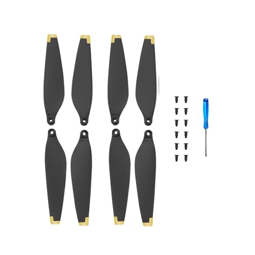 GUOFHUIO Propeller for D-JI Mini 3 mit Schrauben Drone Flügel 6030F Klinge Props Ersatzteile(Gold 2 Pairs) von GUOFHUIO