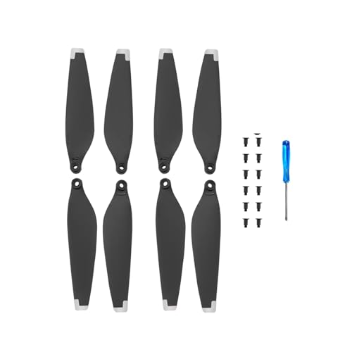 GUOFHUIO Propeller for D-JI Mini 3 mit Schrauben Drone Flügel 6030F Klinge Props Ersatzteile(Silver 2 Pairs) von GUOFHUIO