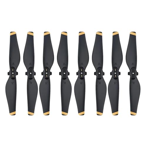 GUOFHUIO Propeller for D-JI Spark Drone 4732S CW CCW Nicht Faltbare Klingen Ersatz Propeller Ersatzteile Reparatur Zubehör(Black Gold 8pcs) von GUOFHUIO