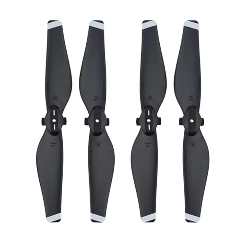 GUOFHUIO Propeller for D-JI Spark Drone 4732S CW CCW Nicht Faltbare Klingen Ersatz Propeller Ersatzteile Reparatur Zubehör(Black Silver 4pcs) von GUOFHUIO