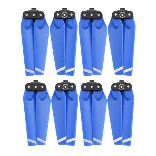 GUOFHUIO Propeller for D-JI Spark Drone Props Klapp 4730 Klingen Zubehör Ersatzteile Flügelschraube(Blue White 8pcs) von GUOFHUIO