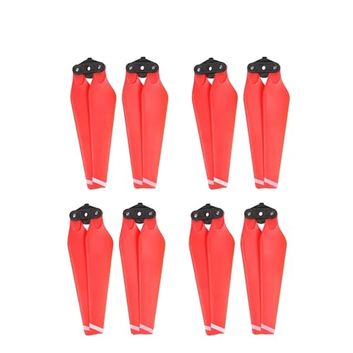 GUOFHUIO Propeller for DJ Mavic Pro Drone 8330 CW CCW Klapp Klinge Ersatz Ersatzteile Reparatur Zubehör(8330F Red 8pcs) von GUOFHUIO