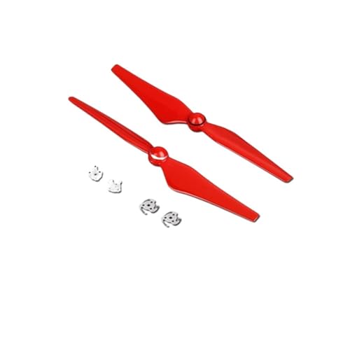 GUOFHUIO for Phan-tom4 4A 4PRO Propeller Quick Break 9450S Tragflächenprofil Positive Negative Ruder Zubehör(Red) von GUOFHUIO