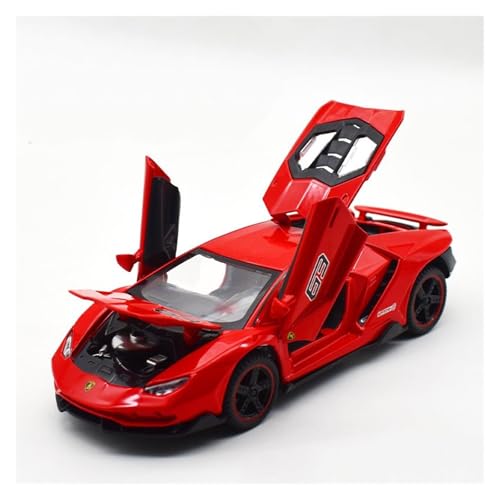 Exquisites Modell 1/32 Für Lamborghini LP770-4 63 Automodell Simulation Legierung Supersportwagen Modell Big Bull Luxusauto Geschenk(Red) von GUOLAIXIANG