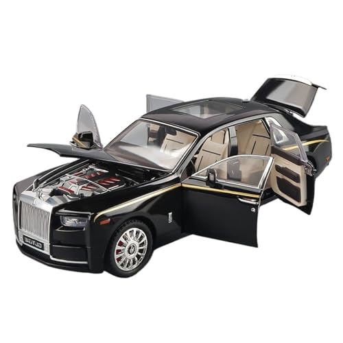 Für 1:20 Super Large Phantom Alloy Car Power Model Leuchtender Legierungsanhänger(Black) von GUOLAIXIANG