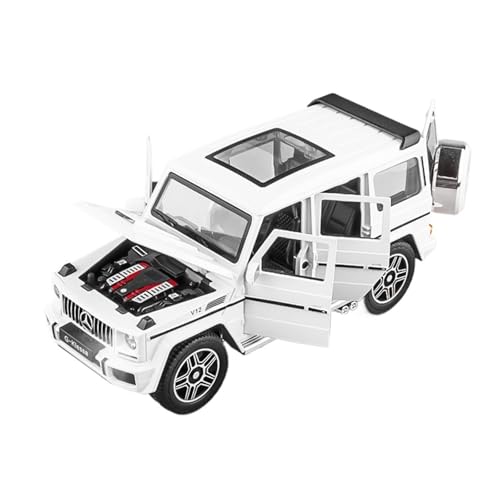 Für Big G Automodell Geländewagen Legierung Simulation G63 King Kong(White) von GUOLAIXIANG