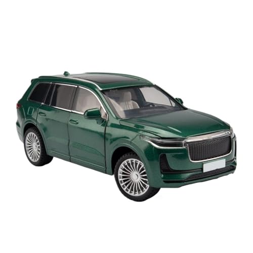 Für Ideal One Car Model New Energy Vehicle Model Simulation Alloy Collectible Ornament SUV Car Model Metal Ornament(Green) von GUOLAIXIANG