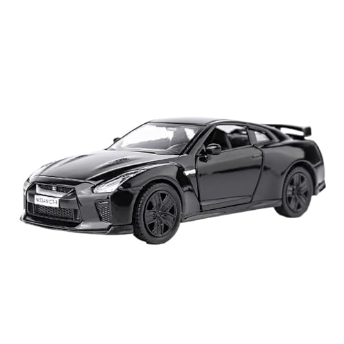 Für Simulation GTR R35 Japanische Kriegsgott Modell Auto Legierung Auto Modell Power Sammlung Auto(Black) von GUOLAIXIANG