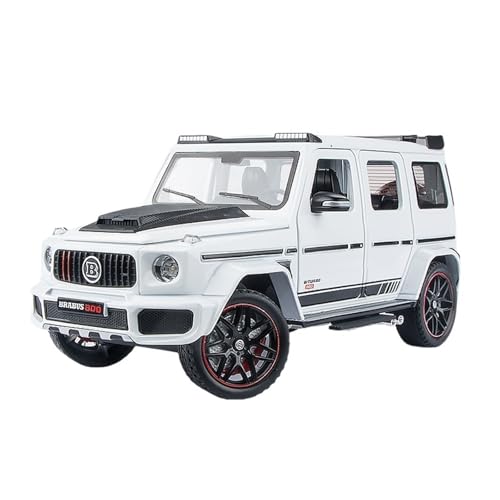 GUOLAIXIANG 1:24 für G800-4 * 4 Off-Road-Legierung Spielzeugauto Simulation Auto Modellsammlung(White) von GUOLAIXIANG