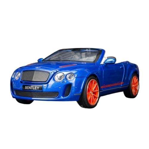 GUOLAIXIANG 1:24 für ISR Cabrio Sport Auto Modell Sound und licht Spielzeug Auto Metall Ornamente für Freund(Blue) von GUOLAIXIANG