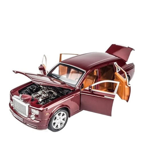 GUOLAIXIANG 1:24 für Phantom Legierung Modell Auto Große Legierung Spielzeug Auto Sound Und Licht Auto Modell(Red) von GUOLAIXIANG