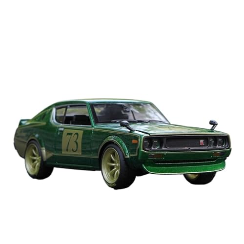 GUOLAIXIANG 1:24 für Skyline 2000 GTR Muscle Car Sportwagen Legierung Auto Modell Simulation Sammlung(Green) von GUOLAIXIANG