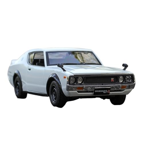 GUOLAIXIANG 1:24 für Skyline 2000 GTR Muscle Car Sportwagen Legierung Auto Modell Simulation Sammlung(White) von GUOLAIXIANG