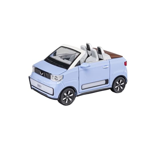 GUOLAIXIANG 1:24 für Wuling Hongguang Mini Cabrio Version Legierung Auto Modell Ornamente Simulation Auto Modell Spielzeug Auto Original Fabrik(Blue) von GUOLAIXIANG