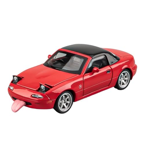 GUOLAIXIANG 1:32 für Auto Modell mx5 Auto Modell Sport Auto Legierung Simulation Sammlung Ornamente kleine Auto Spielzeug Auto Modell(Red) von GUOLAIXIANG