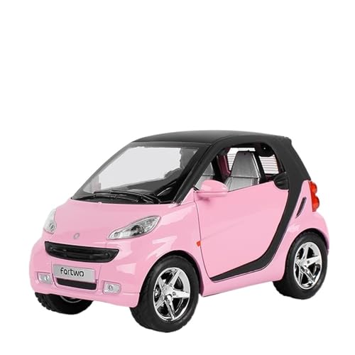 GUOLAIXIANG 1:32 für Legierung Smart Auto Modell Ornamente Simulation Auto 4S Shop Geschenk Spielzeug Sammlung(Pink) von GUOLAIXIANG