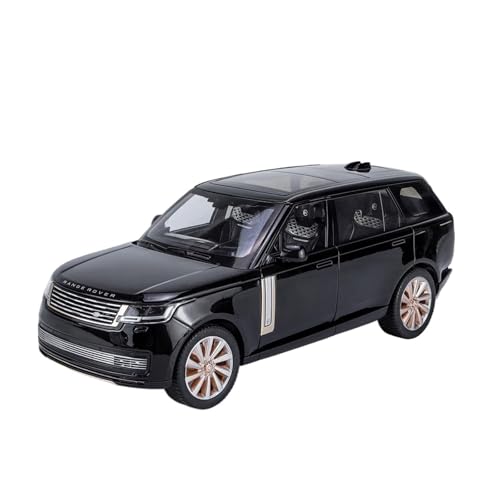 GUOLAIXIANG Exquisites Modell 1/18 Für Große Größe Land Rover Range Rover Legierung Automodell Lenkung Stoßdämpfer Spielzeug Simulation Auto Modell Sammlung(Black) von GUOLAIXIANG