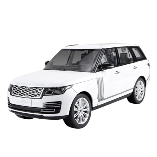 GUOLAIXIANG Exquisites Modell 1/18 Für Große Größe Land Rover Range Rover Legierung Automodell Lenkung Stoßdämpfer Spielzeug Simulation Auto Modell Sammlung(White 02) von GUOLAIXIANG