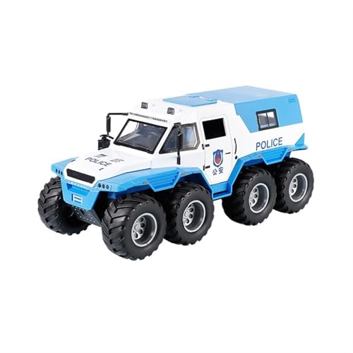 GUOLAIXIANG Exquisites Modell 1/24 Für Shaman 8 * 8 ATV Modell Auto Zink-Legierung Pull Back Spielzeug Auto Mit Sound Und Licht Für Kinder Vorhanden(Blue) von GUOLAIXIANG