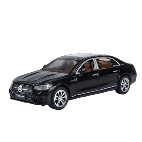 GUOLAIXIANG Exquisites Modell 1/32 Für E300L Modell Auto Zink Legierung Pull Back Spielzeug Auto Mit Sound Und Licht Für Kinder Vorhanden(Black) von GUOLAIXIANG